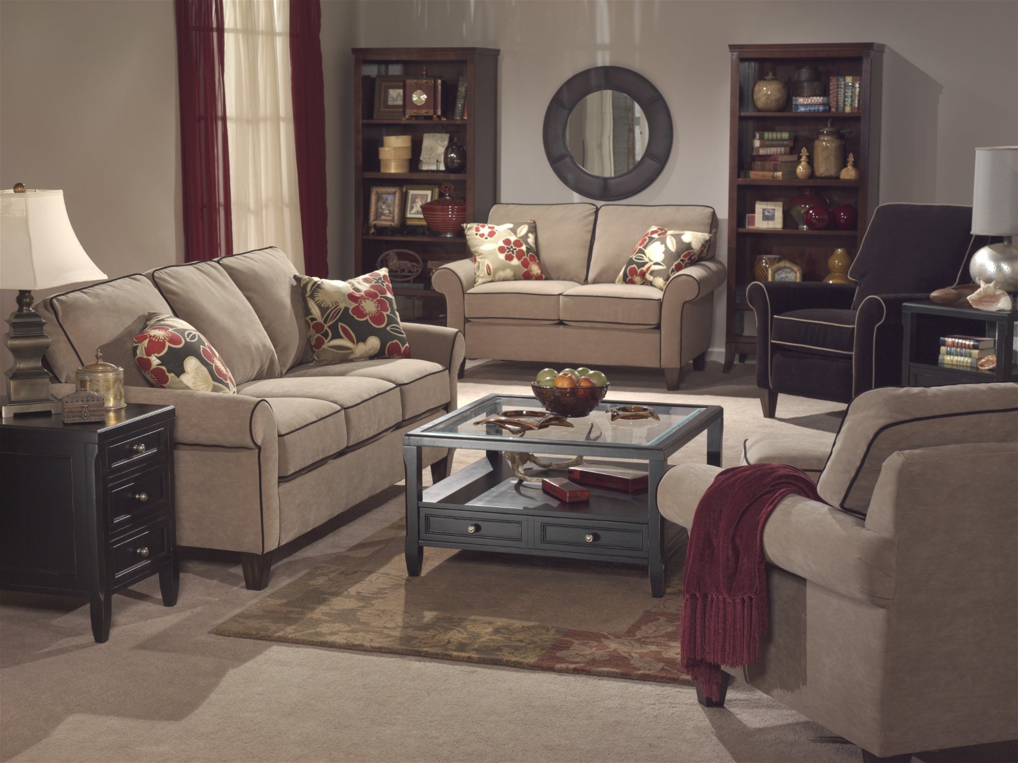 Leather Loveseat 397920 by Flexsteel Furniture at Riley's Furniture