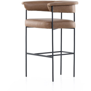 Carrie Bar Stool - Chaps Saddle