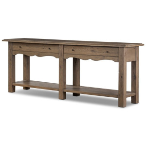 Bayla Console Table - Brown Oak Veneer