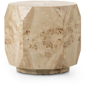 Elena End Table - Light Burl 