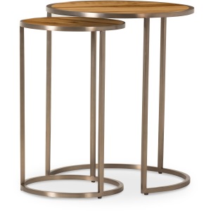 Kenzo Round Nesting Table - Natural