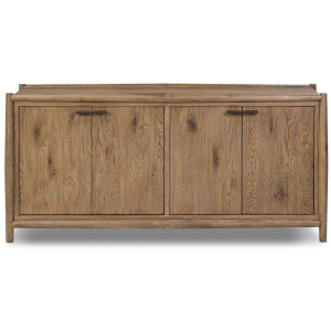 Glenview 4 Door Sideboard - Weathered Oak