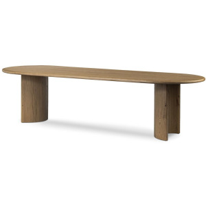 Paden Dining Table - Worn Oak Veneer