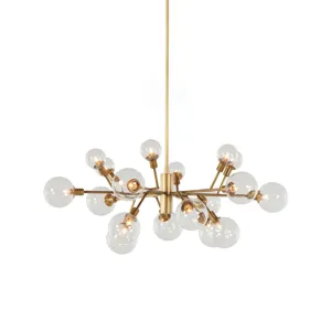 Pellman Chandelier - Matte Brass