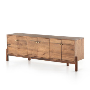 Reza Media Console - Smoked Honey