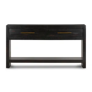 Suki Console Table - Burnished Black
