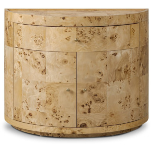 Ashton Nightstand - Natural Poplar Burl