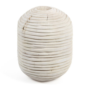 Beto Banded Vase - Ivory