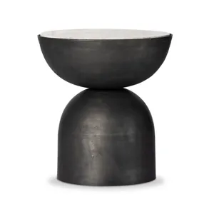 Corbett End Table - Creamy Taupe Marble
