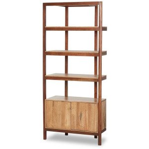 Reza Bookcase - Toasted Acacia