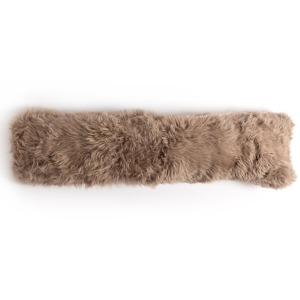 Lalo Lambskin Lumbar Pillow - Taupe Lambskin
