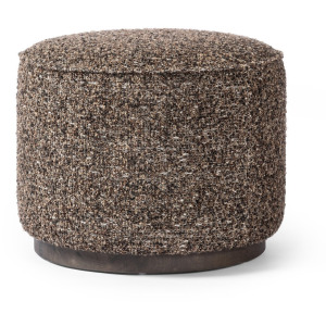 Sinclair Round Ottoman - Ivan Granite