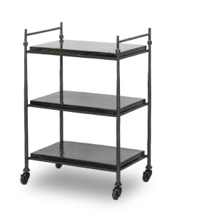 Teagan Bar Cart - Forged Gunmetal