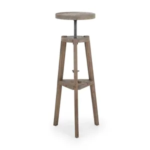 Addy Pedestal - Bleached Elm 