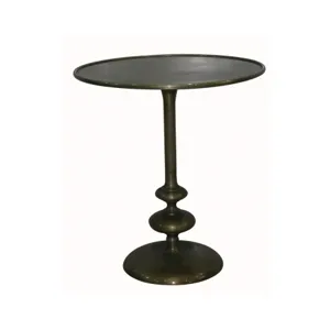 Marlow Matchstick Pedestal Table-Matte B