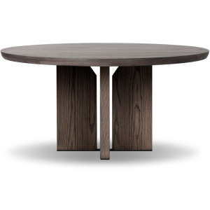 Ernest Round Dining Table - Shale Grey Oak Veneer