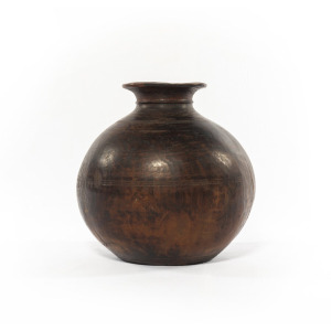 Found Wooden Jar - Reclaimed Natural