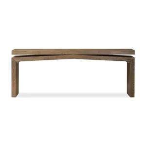 Matthes Console Table - 79" - Rustic Grey Veneer 