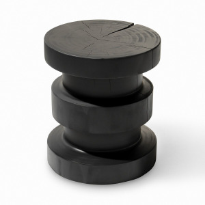 Inez End Table - Black Pine