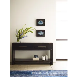 Suki Console Table - Burnished Black