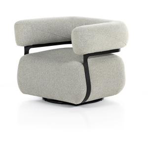 Gareth Swivel Chair - Torrance Silver