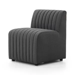 Augustine Dining Banquette Chair - FIQA Boucle Charcoal