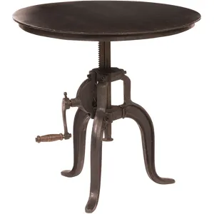 Rockwell Crank Adjustable Side Tbl-Black