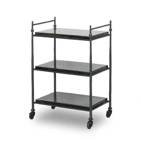 Teagan Bar Cart - Forged Gunmetal