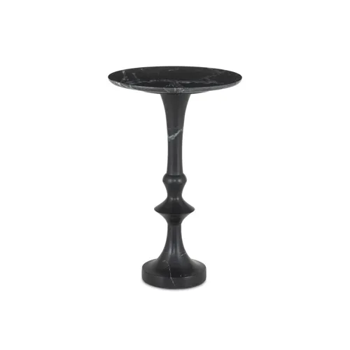 Polli End Table - Black Marble