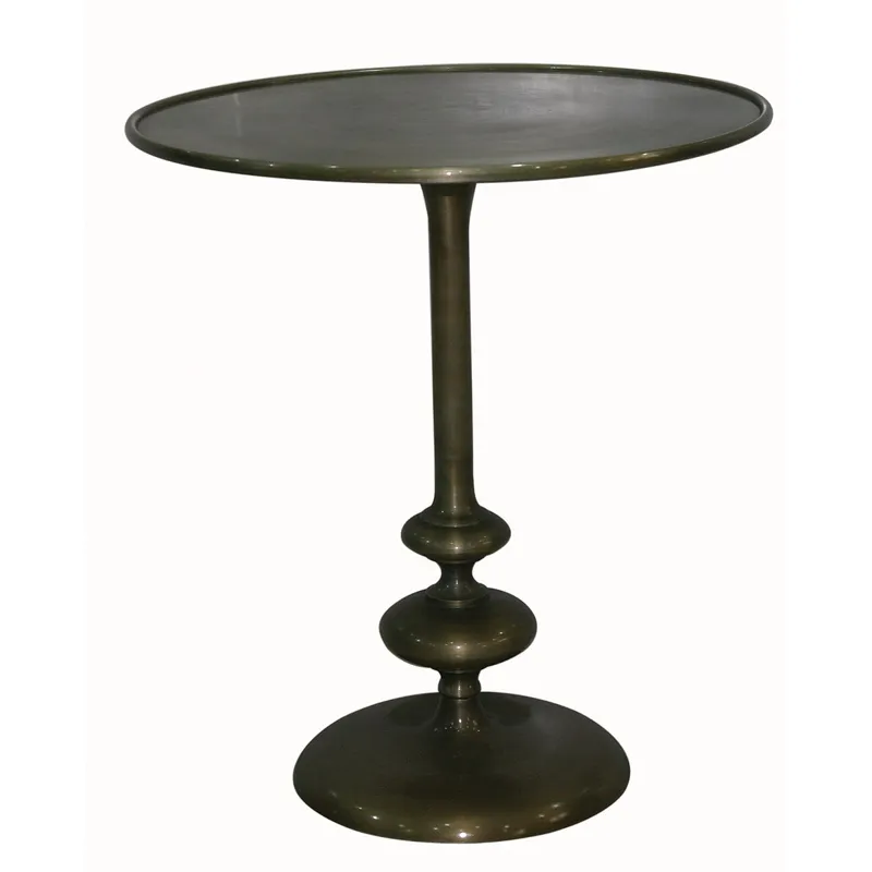 Marlow Matchstick Pedestal Table-Matte B
