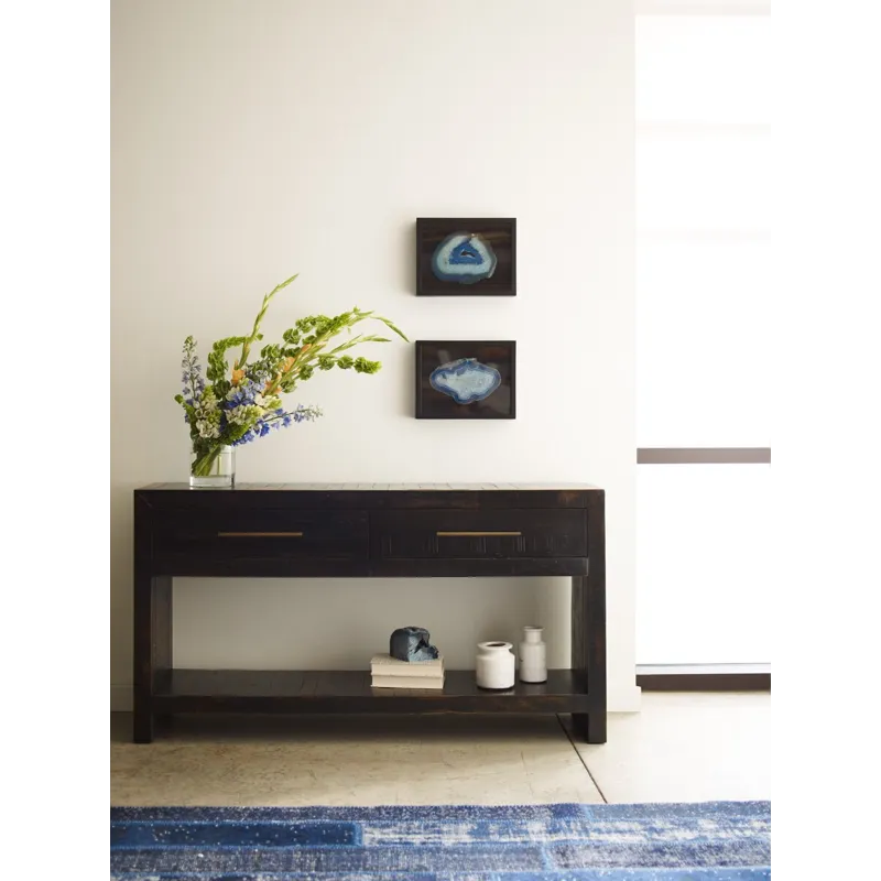 Suki Console Table - Burnished Black
