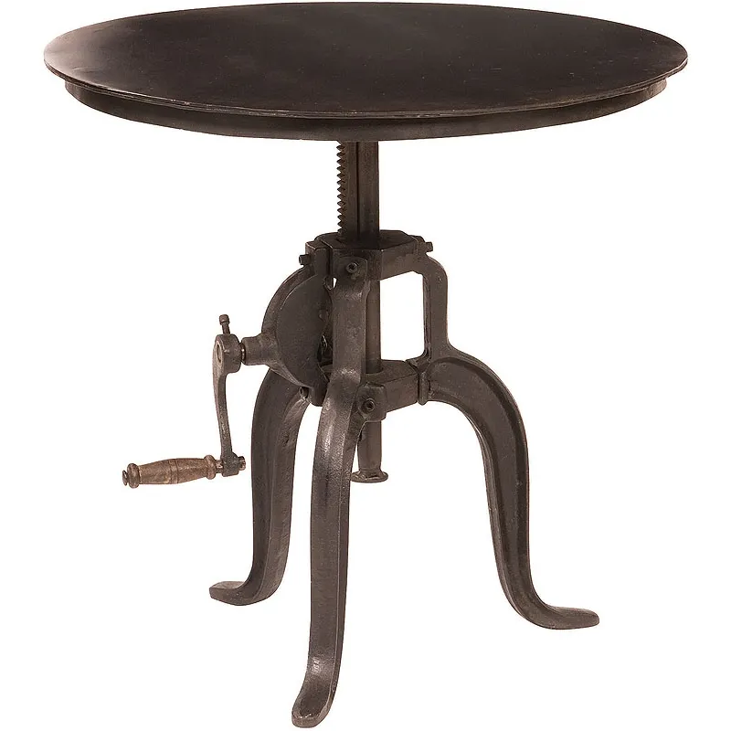 Rockwell Crank Adjustable Side Tbl-Black