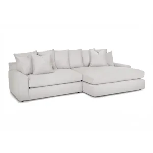 London 2 PC Sectional - Aries Smoke