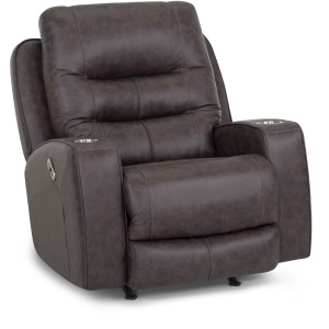 Aspen Power Rocker Recliner w/ Power Headrest, USB & Dual Cupholders
