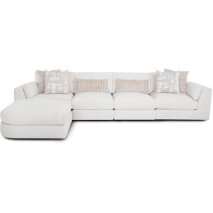 Bombay 5 PC Sectional - Fluffy Riverrock