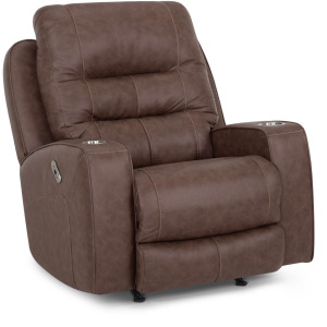 Aspen Power Rocker Recliner w/ Power Headrest, USB & Dual Cupholders