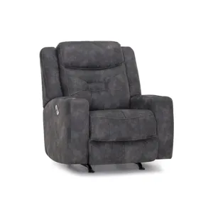 Quantum Dual Power Rocker Recliner - Jericho Slate