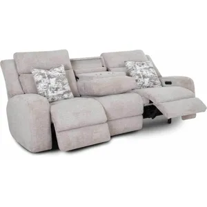 Logan Manual Reclining Sofa w/Drop-Down Table &amp; Cupholders