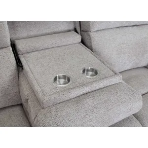 Logan Manual Reclining Sofa w/Drop-Down Table &amp; Cupholders