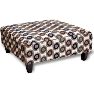 Square Ottoman with Caster Wheel Legs