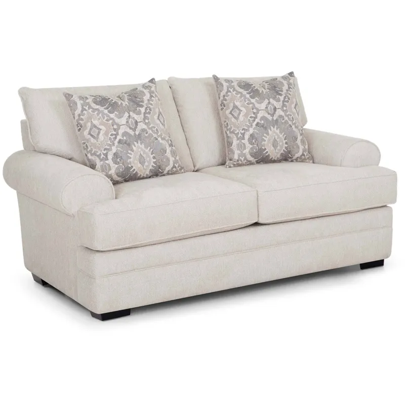 Kensie Loveseat - Cakepop Vanilla