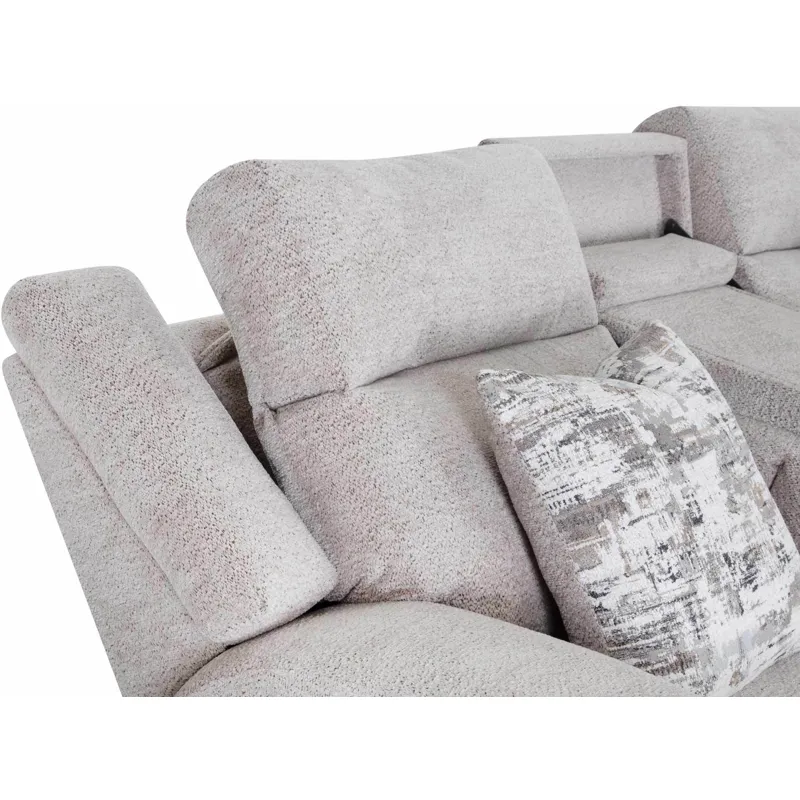 Logan Power Reclining Sofa w/Drop-Down Table &amp; Cupholders