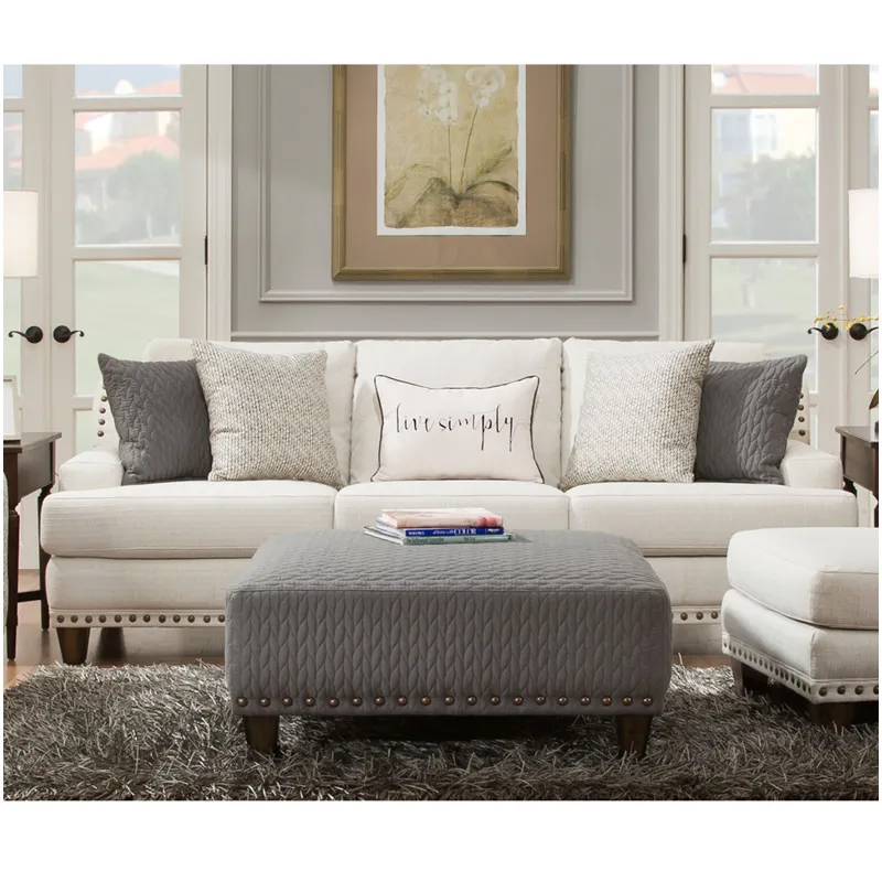 Monty Ottoman w/Nails