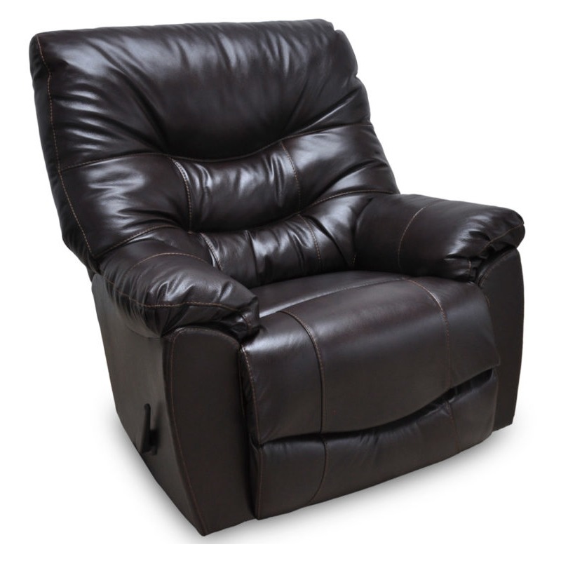 Trilogy Leather Rocker Recliner 4595 by Franklin Corporation at Wright