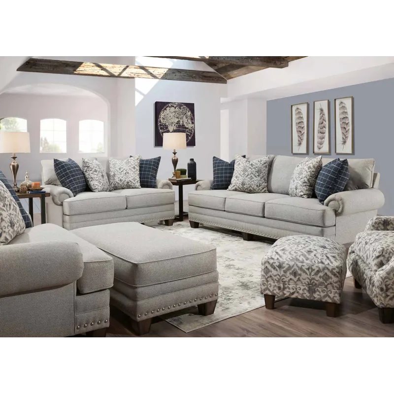 Fletcher Loveseat - Barnabas Mushroom