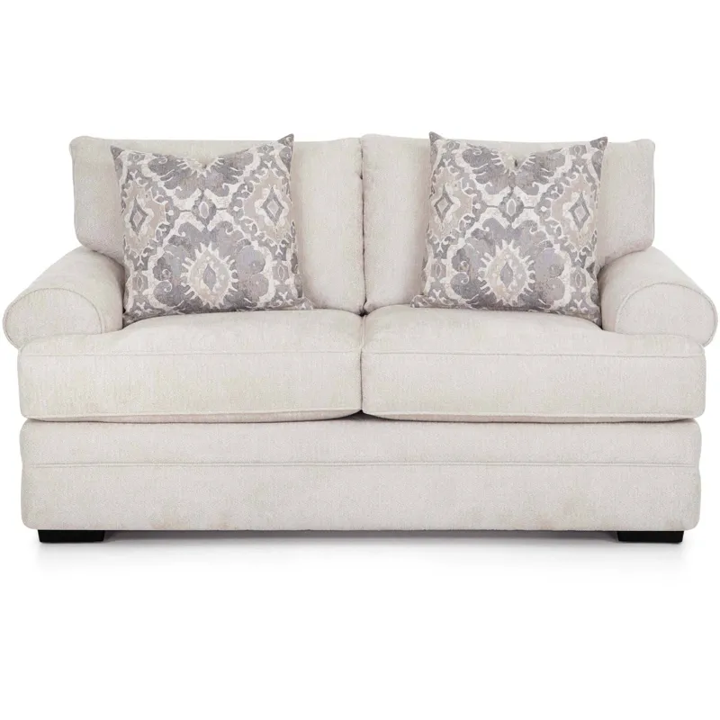 Kensie Loveseat - Cakepop Vanilla