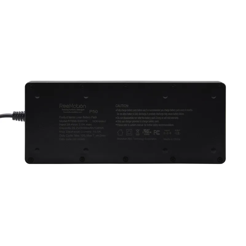 Freemotion 5000mAh Battery, Universal Bracket and Y2 cable