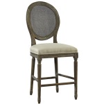 Spenzia Counter Stool, Rattan back