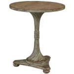 Carved Round Wine Table