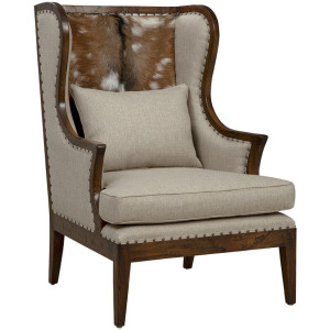 Dark Billings Wing Chair